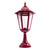 Turin Large Pillar Mount - Burgundy Finish / B22