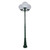 Siena Triple 30cm Spheres Tall Post - Green Finish / E27