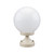 Siena 20cm Sphere CTC Pillar Mount - Beige Finish / E27