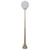 Siena 30cm Sphere Medium Post - Beige Finish / E27