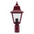 Paris Post Top Light - Burgundy Finish / B22