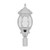 Vienna Large Post Top Light - White Finish / B22