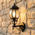 Period Upward Wall Light Black Finish / B22