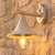 Industrial Hanging Wall Light Beige Finish / E27