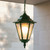 Colonial Pendant Light Green Finish B22