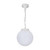 Siena 25cm Sphere Pendant - White Finish / E27