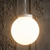 Contemporary 20cm Sphere Pendant White Finish E27