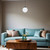 Contemporary 20cm Sphere Pendant Black Finish E27