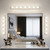 White Vanity Light 7 globes B15 76cm Hollywood