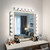 Chrome Vanity Light 6 globes B15 65cm Hollywood