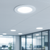 10W LED Downlight Dimmable 850lm IP44 3000K 120mm White