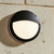 Stylish Eyelid Black Outdoor Light E27