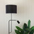 Black Mother and Child Floor Lamp With Shade