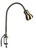 Antique Brass Detailed Clamp Lamp