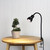 Black Detailed Clamp Lamp