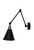 Contemporary  Adjustable Wall Light Matt Black