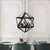 Contemporary 4 Pendant Matt Black