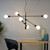 Contemporary 6 Light Pendant Matt Black