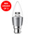 6500K Key Candle 6W B22 Dimmable Clear Globe