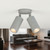 Double Adjustable Spot Lights GU10 IP65 Silver