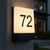 Vandal Resistant House Number Light IK10 12W 770lm 3000K IP65 Black