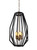 Modern Antique Brass Narrow Pendant