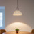 Timber Pendant Light Natural oak Dome