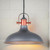Industrial Pendant Grey with Copper