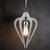 Timber Pendant Winter Moss Wood 44cm
