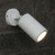 35W Single Adjustable Wall Pillar Light GU10 White