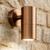 Wall Pillar Light 35W GU10 Copper