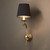 Classic Brass Curved Sconce Base SH