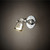 Classic Silver Short Arm Wall Light STT