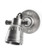 Classic Silver Short Arm Wall Light STT