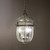 Small Pendant Light Brass with Glass BLL