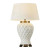 Ceramic Table Lamp Base with Metal BRK