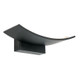 Black Curved Watt Wall Light Black Curved Watt Wall Light