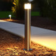 Chrome 45cm Bollard Light Slender 12V 20W Chrome 45cm Bollard Light Slender 12V 20W