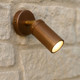 35W Spotlight Sleek Cylindrical 105mm Aged Copper 35W Spotlight Sleek Cylindrical 105mm Aged Copper