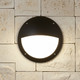 Vandal Resistant Outdoor Wall Light IK10 12W 500lm 4200K IP66 Eyelid Black Vandal Resistant Outdoor Wall Light IK10 12W 500lm 4200K IP66 Eyelid Black