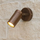 Wall Spotlight 240V Adjustable 35W GU10 IP54 104mm Aged Copper Wall Spotlight 240V Adjustable 35W GU10 IP54 104mm Aged Copper