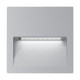 Silver Wall Light Vandal Resistant 4W 250lm IP65 IK08 5000K 115mm Square Silver Wall Light Vandal Resistant 4W 250lm IP65 IK08 5000K 115mm Square