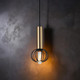 Antique Brass and Matte Black Pendant Light 72W E27 150mm Antique Brass and Matte Black Pendant Light 72W E27 150mm