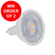 5000K MR16 LED 6W Globe Dimmable 500lm Cool White 5000K MR16 LED 6W Globe Dimmable 500lm Cool White
