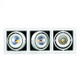 Triple White Framed 6W LED Downlight Triple White Framed 6W LED Downlight