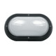 Black E27 IK10 Plain Bulkead Light Black E27 IK10 Plain Bulkead Light