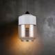 Modern Pendant Light Glass Drum White Top 180mm Modern Pendant Light Glass Drum White Top 180mm