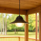 Contemporary Outdoor Pendant Light IP44 Black Contemporary Outdoor Pendant Light IP44 Black