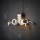 Twisted Design Dimmable LED Pendant Light In White 28W Twisted Design Dimmable LED Pendant Light In White 28W