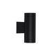 GU10 Black UP Down Wall Light 35W IP54 | Lighting Style